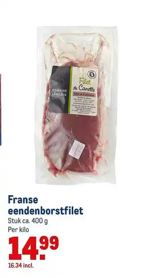 Makro Franse Eendenborstfilet aanbieding