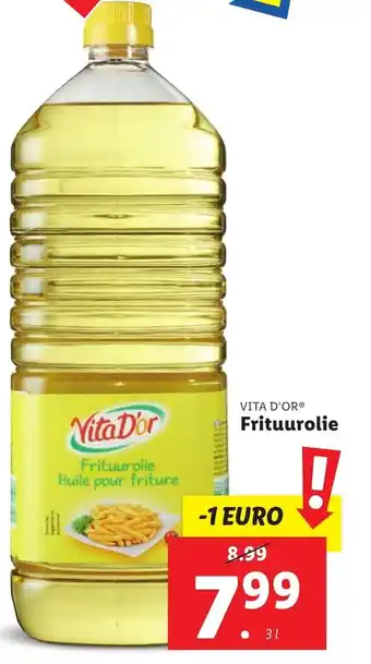 Lidl Vita D'or Frituurolie 3L aanbieding