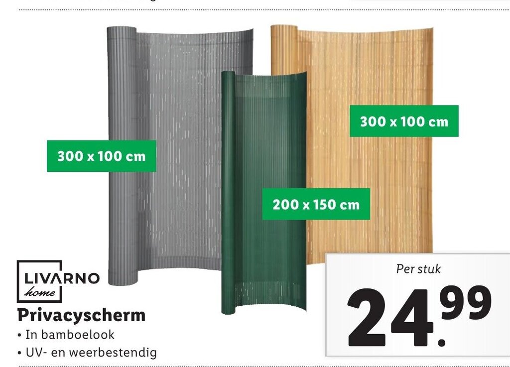LIVARNO home Privacyscherm aanbieding bij Lidl
