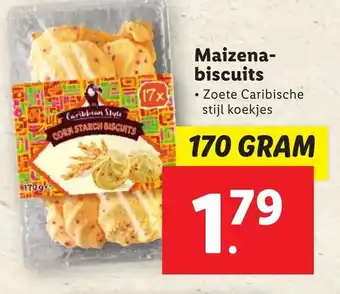 Lidl Maizena-biscuits 170g aanbieding