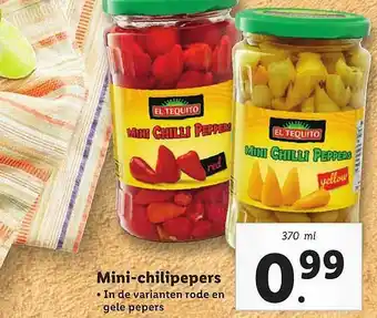 Lidl El Tequito Mini-Chilipepers aanbieding