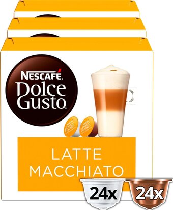 Bol.com Nescafé dolce gusto latte macchiato - 48 koffiecups voor 24 koppen koffie aanbieding