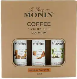 Bol.com Cadeauverpakking siropen - 3x50ml - koffiesiropen aanbieding