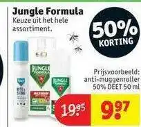 Kruidvat Jungle Formula 50% Korting aanbieding