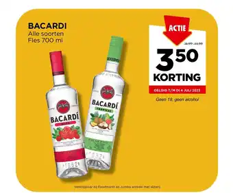 Jumbo BACARDI Fles 700 ml aanbieding