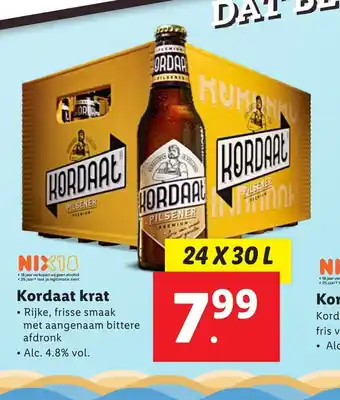 Lidl Kordaat krat 24x30 L aanbieding