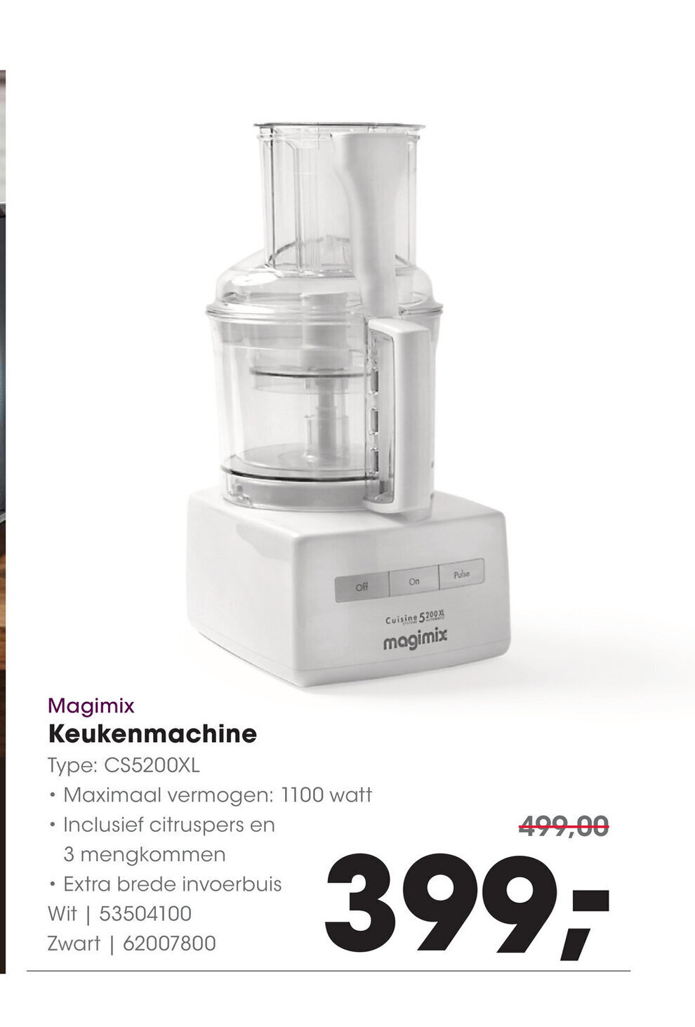 Magimix Keukenmachine aanbieding bij HANOS
