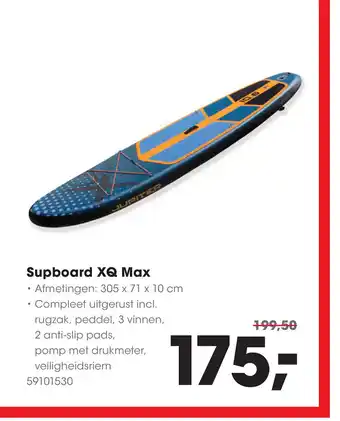 HANOS Supboard XQ Max aanbieding