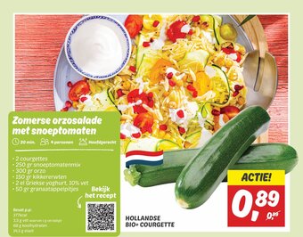 Dekamarkt HOLLANDSE BIO+COURGETTE aanbieding