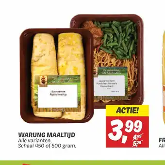 Dekamarkt WARUNG MAALTIJD Alle varianten. Schaal 450 of 500 gram. aanbieding