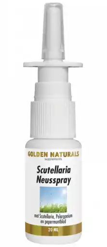 De Online Drogist Golden naturals scutellaria neusspray 20ml aanbieding