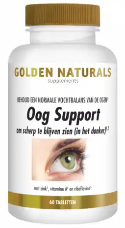 De Online Drogist Golden naturals oog support tabletten 60tb aanbieding