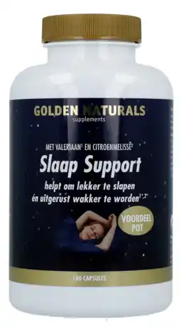 De Online Drogist Golden naturals slaap support capsules 180cp aanbieding
