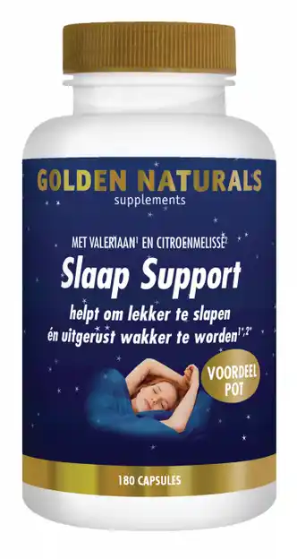 De Online Drogist Golden naturals slaap support capsules 180cp aanbieding
