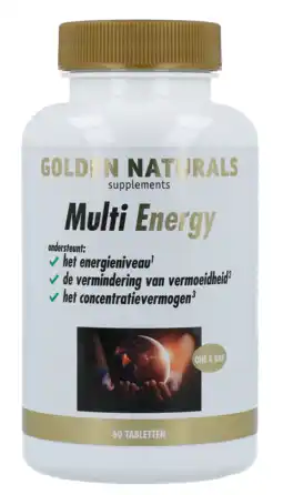 De Online Drogist Golden naturals multi strong gold energy tabletten 60vcp aanbieding