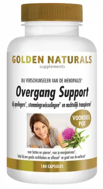 De Online Drogist Golden naturals overgang support capsules 180vcp aanbieding