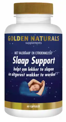 De Online Drogist Golden naturals slaap support capsules 60cp aanbieding