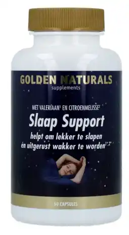 De Online Drogist Golden naturals slaap support capsules 60cp aanbieding