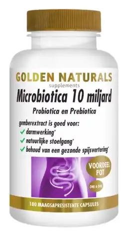 De Online Drogist Golden naturals probiotica 10 miljard capsules 180vcp aanbieding