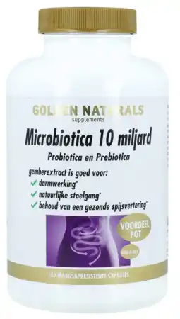 De Online Drogist Golden naturals probiotica 10 miljard capsules 180vcp aanbieding