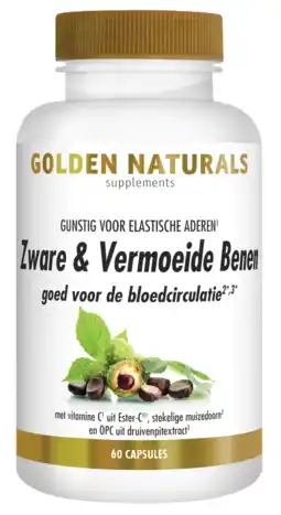 De Online Drogist Golden naturals zware & vermoeide benen capsules 60vcp aanbieding