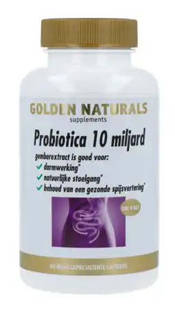 De Online Drogist Golden naturals probiotica 10 miljard capsules 60vcp aanbieding