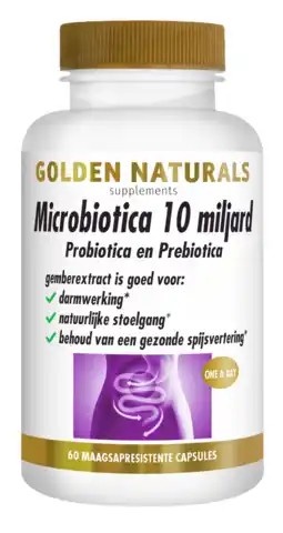 De Online Drogist Golden naturals probiotica 10 miljard capsules 60vcp aanbieding