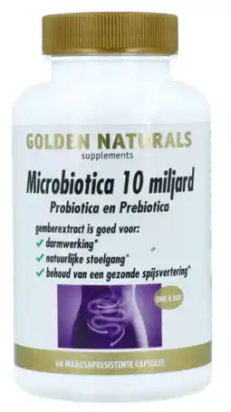 De Online Drogist Golden naturals probiotica 10 miljard capsules 60vcp aanbieding