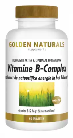 De Online Drogist Golden naturals vitamine b-complex tabletten 60tb aanbieding