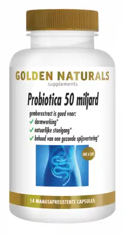 De Online Drogist Golden naturals probiotica 50 miljard capsules 14vcp aanbieding