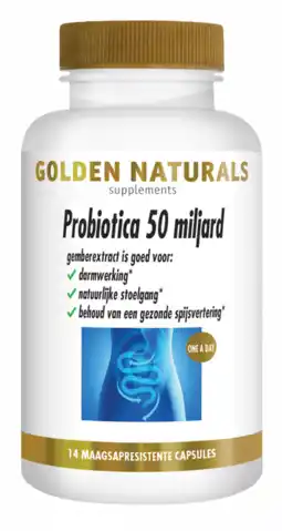 De Online Drogist Golden naturals probiotica 50 miljard capsules 14vcp aanbieding