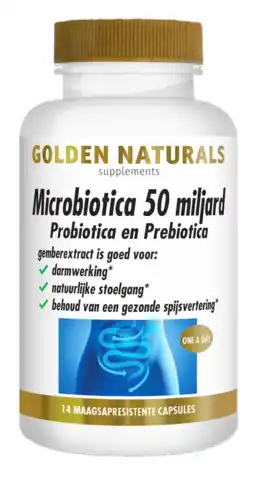 De Online Drogist Golden naturals probiotica 50 miljard capsules 14vcp aanbieding