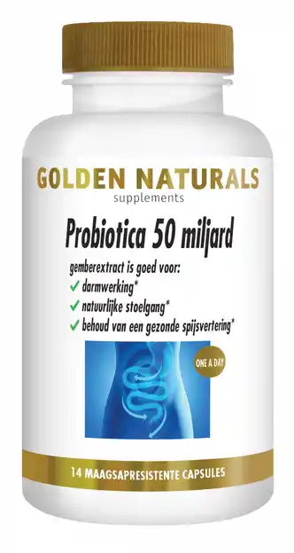 De Online Drogist Golden naturals probiotica 50 miljard capsules 14vcp aanbieding