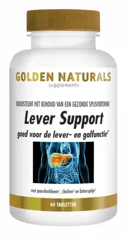 De Online Drogist Golden naturals lever support tabletten 60vtb aanbieding