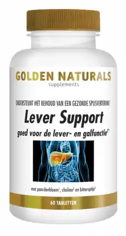 De Online Drogist Golden naturals lever support tabletten 60vtb aanbieding