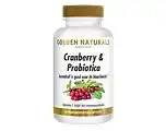 De Online Drogist Golden naturals cranberry & probiotica capsules 60vcp aanbieding