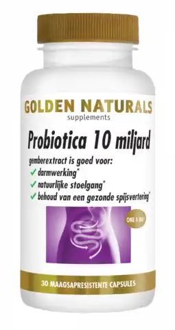 De Online Drogist Golden naturals probiotica 10 miljard capsules 30vcp aanbieding