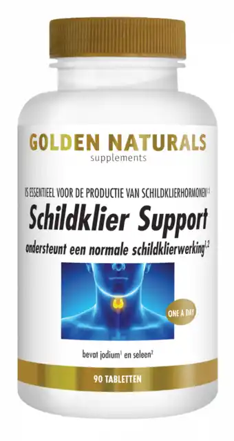 De Online Drogist Golden naturals schildklier support tabletten 90tb aanbieding