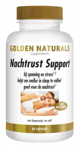 De Online Drogist Golden naturals nachtrust formule capsules 60vcp aanbieding