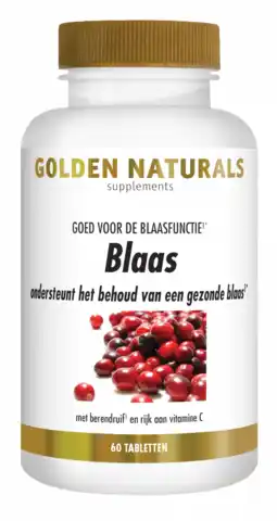 De Online Drogist Golden naturals blaas tabletten 60vtb aanbieding