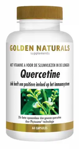 De Online Drogist Golden naturals quercetine capsules 60vcp aanbieding