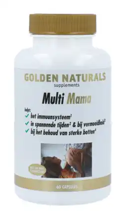 De Online Drogist Golden naturals multi strong gold mama capsules 60vcp aanbieding