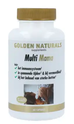 De Online Drogist Golden naturals multi strong gold mama capsules 60vcp aanbieding