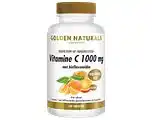 De Online Drogist Golden naturals vitamine c 1000mg met bioflavonoïden tabletten 180vtb aanbieding