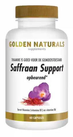 De Online Drogist Golden naturals saffraan formule capsules 60vcp aanbieding