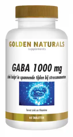 De Online Drogist Golden naturals gaba 1000 mg 60tb aanbieding