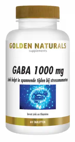 De Online Drogist Golden naturals gaba 1000 mg 60tb aanbieding