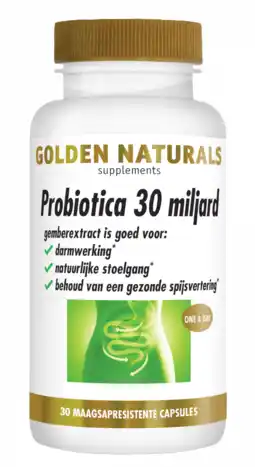 De Online Drogist Golden naturals probiotica 30 miljard capsules 30vcp aanbieding