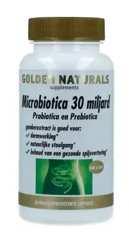 De Online Drogist Golden naturals probiotica 30 miljard capsules 30vcp aanbieding
