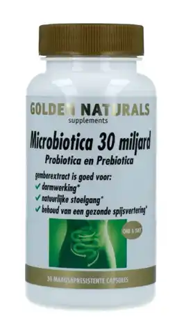De Online Drogist Golden naturals probiotica 30 miljard capsules 30vcp aanbieding
